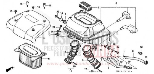 AIR CLEANER XRV750S de 1995
